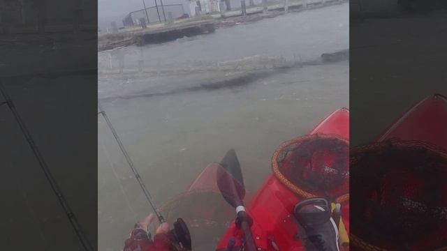 WILD RIDE ON KAYAK! CAUGHT IN A STORM ! #kayak_saltwater_fishing смотреть онлайн
