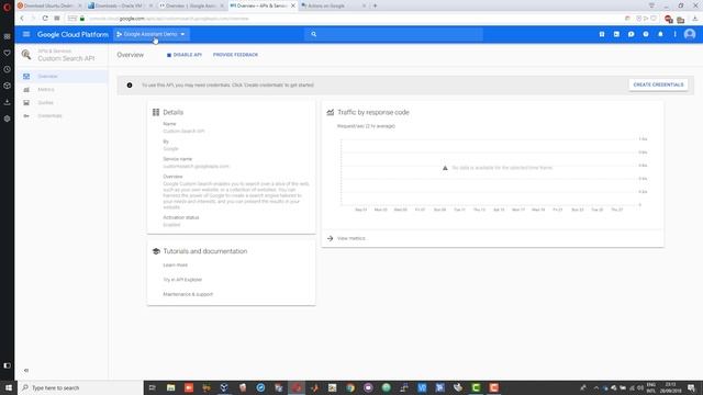 Getting Started with Google Assistant SDK Creating a Project in Google Cloud Console and Registerin смотреть онлайн