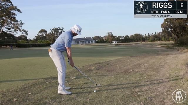 Playing One Of The Top Courses In All Of Australia - Riggs Vs Kingston Heath 18th Hole смотреть онлайн