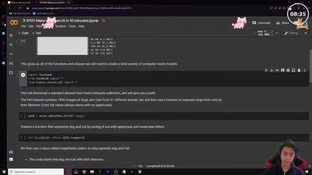 How to make an AI in 10 minutes! | Fastai For Kids (ep.01) смотреть онлайн