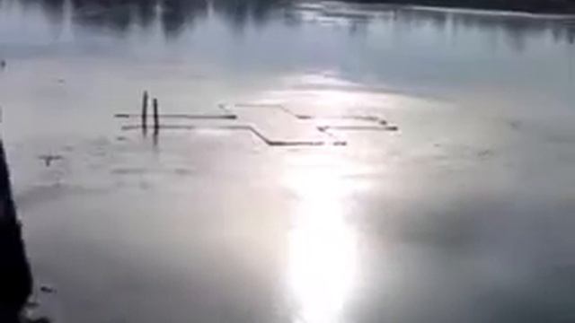 Баришівка водохрище 2014.Земснаряд. смотреть онлайн