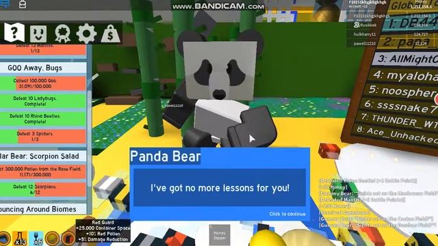 баг на хождение без клавиатуры (New) Bee Swarm Simulator работает с любым медведем смотреть онлайн