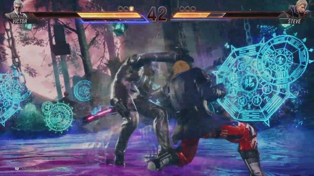 Tekken 8  鉄拳8 | VICTOR VS STEVE Aggresive Fight offline practice | PS5 HDR смотреть онлайн