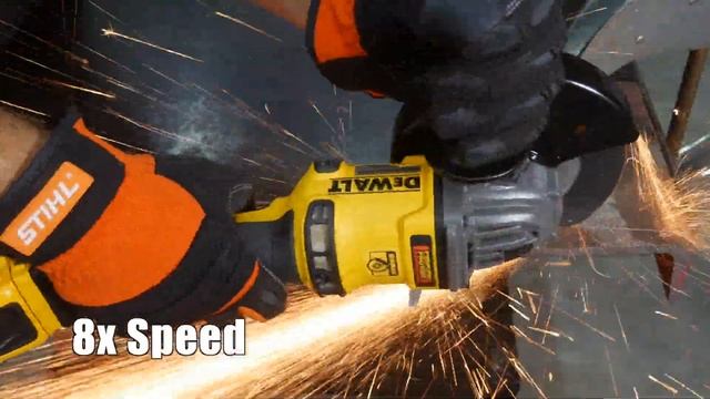 CORDLESS GRINDER KING - DeWalt DCG418 FlexVolt 4-1/2 to 6-inch Grinder [3 HORSEPOWER] смотреть онлайн