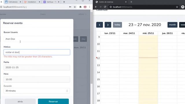 ? Fullcalendar with Laravel v8 - InertiaJs and Vue Js ? смотреть онлайн