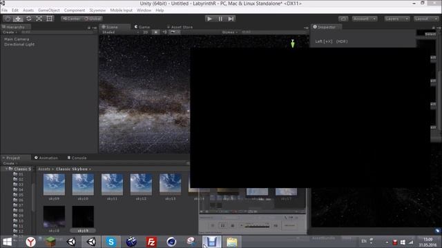 [Unity3D] Создание своего Skybox из панорамы неба + настройка освещения смотреть онлайн