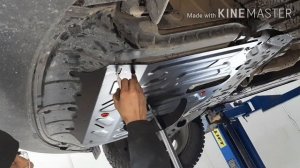 kia sorento, установка защиты двигателя, защиты топливного бака, защиты редуктора заднего моста.