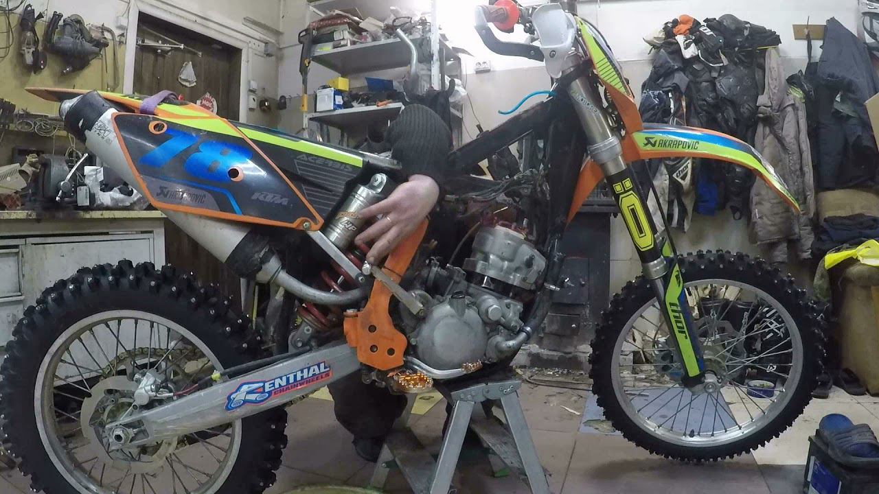 Замена поршня KTM 200 EXC смотреть онлайн