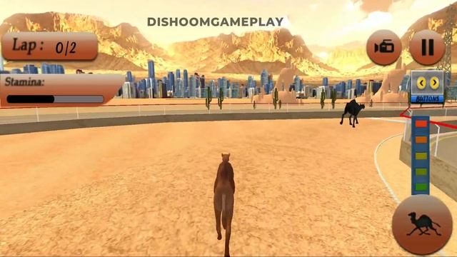 Crazy Camel Racing Fever 3D: Desert Race Simulator - Dubai Camel Race Android Gameplay #2 смотреть онлайн