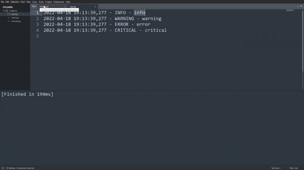 Python Logging - Tutorial