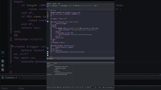 PostgreSQL Drop Trigger смотреть онлайн