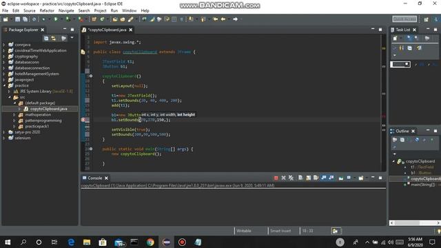 Copying text to the clipboard using Java | Java swing смотреть онлайн