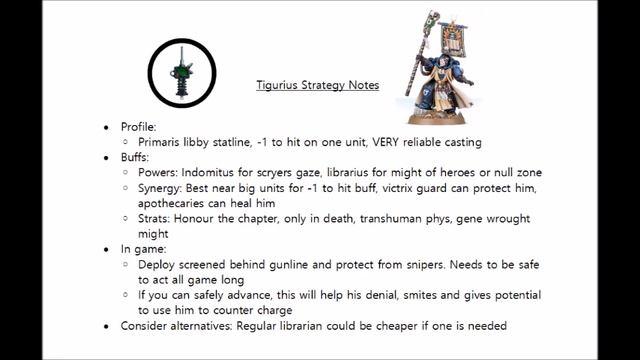 Chief Librarian Tigurius: Rules, Review + Tactics - Ultramarines Codex Strategy Guide смотреть онлайн