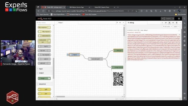 Experts Flows - Gerando QRcode via Node-RED смотреть онлайн