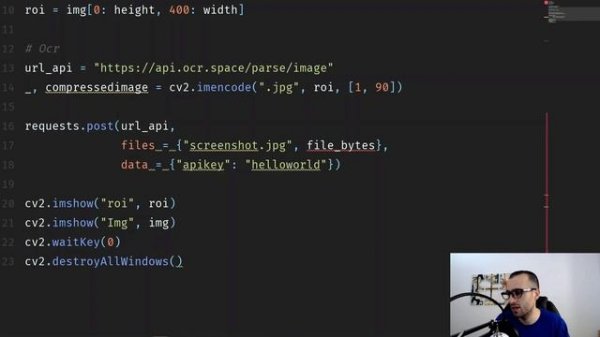 OCR Text recognition with Python and API (ocr.space)
