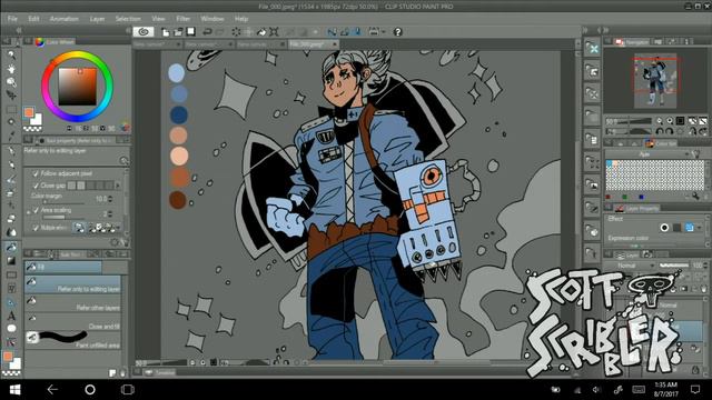 Space Ranger Speedpaint смотреть онлайн