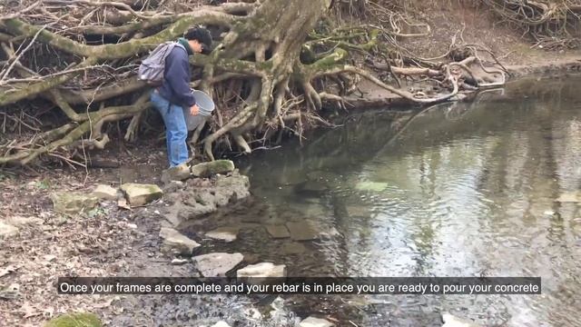 Building a SECRET Concrete Mini Ramp in the Woods смотреть онлайн