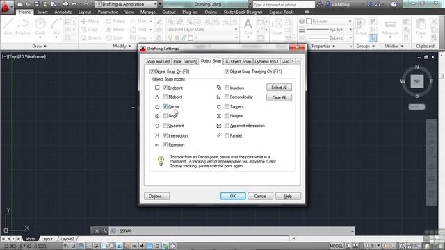 AutoCAD 2013 Tutorial | Methods To Create Precise Objects | InfiniteSkills смотреть онлайн