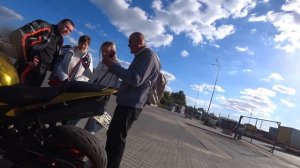 ДИАБЛО-Р1. Встречаем Санину жену и Ямаху из Турции. Едем в Одессу 500км.