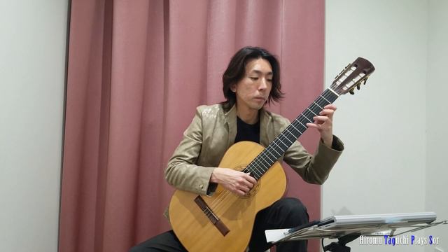 Fernando Sor | Op.6-3 Etude Andante (segovia no.11) | performed by hiromutaguchi смотреть онлайн