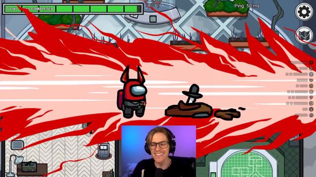 Among Us But I'm 2 People At Once! (ft. H2O Delirious, Cartoonz, & More) смотреть онлайн