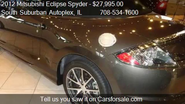 2012 Mitsubishi Eclipse Spyder GT - for sale in Monee, IL 60 смотреть онлайн