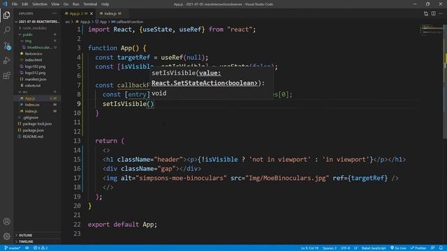 React, Intersection Observer Tutorial смотреть онлайн