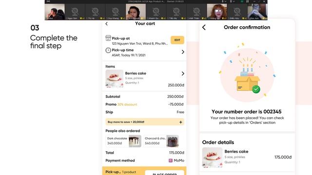 Thuyết trình đồ án Bakery App - Lê Hoàng My - Khóa học UX/UI Mobile App Product Design смотреть онлайн