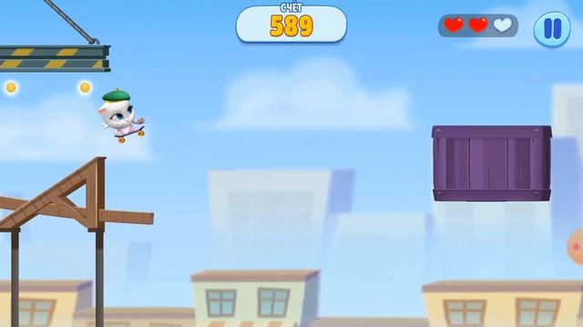 Мой говорящий Том, друзья. Играем с Томом и Анджелой. смотреть онлайн