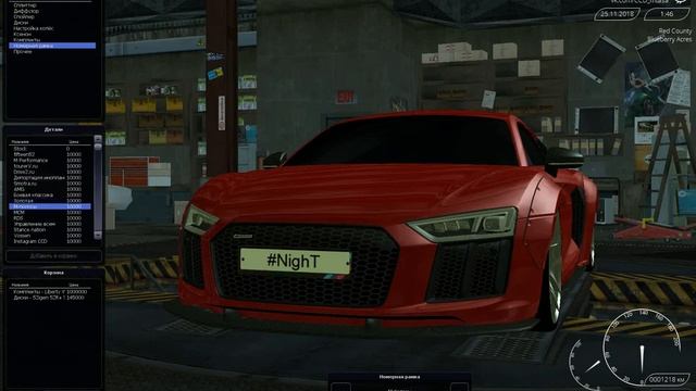 MTA:SA CCDPlanet l ТОПОВЫЙ ТЮНИНГ AUDI R8 смотреть онлайн