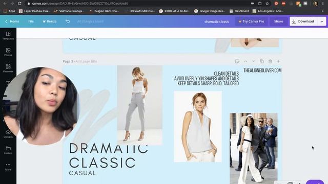 Kibbe Dramatic Classic: Casual Outfit Ideas смотреть онлайн