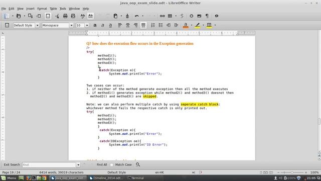 Session 7 : Java Exceptions смотреть онлайн