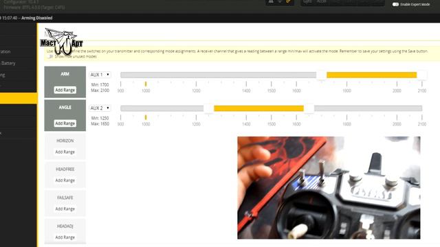 Настройка Happymodel Mobula7 Дополнение к первому видео