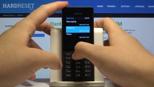 How to Change Font Size in NOKIA 216 – Adjust Fonts смотреть онлайн
