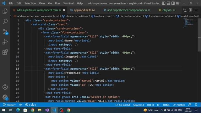 Part -3 Implement Create Operation[Angular 16 CRUD Series] смотреть онлайн