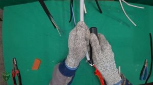 Нож с пяткой ШТОК. Инструмент  электрика. Снятие изоляции с кабеля.