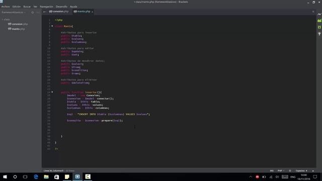 Conexión a base de datos y mantenimientos con PDO, MySql y PHP смотреть онлайн