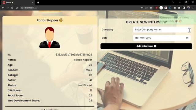 ? Placement Cell Application | Full Stack Web Development using NodeJS, MongoDB, ExpressJS ? смотреть онлайн
