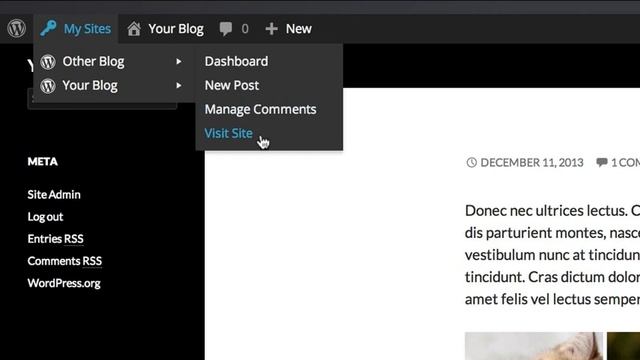 The WordPress Admin Bar смотреть онлайн