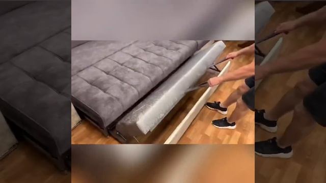 Диван с атгманкой на Независимом пружинном блоке с Механизмом тройной Металлический смотреть онлайн