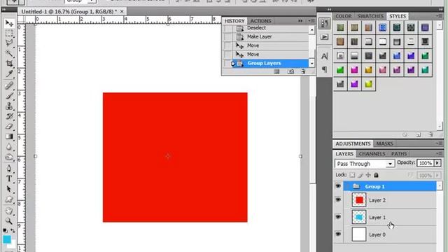 Photoshop Tutorial: Control G (& grouping) in Photoshop смотреть онлайн