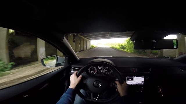 Skoda Octavia Combi RS TDi 184 BHP POV Test Drive GoPro