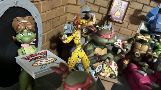 @tmnt Hand made Sewer Lair tour for my @neca figures! смотреть онлайн