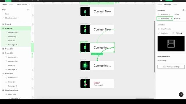 Connecting Cable Animation Prototype in Figma. #figma #prototypes #wireframes #interactive #uxui смотреть онлайн