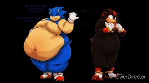 Fat Sonic, Shadow, and Knuckles (Sonic Comic)