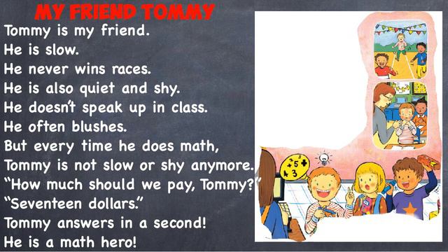 EASY READING TEXT 3 "MY FRIEND TOMMY" смотреть онлайн