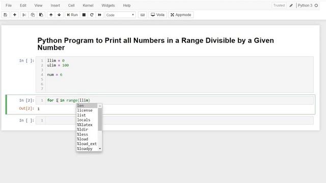 How to Print Numbers in a Range divisible by given Number || GENERAL PYTHON PROGRAMMING QUESTIONS смотреть онлайн