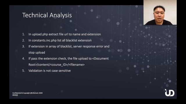 UDomain Test Presentation & Case Study about Web Shell смотреть онлайн