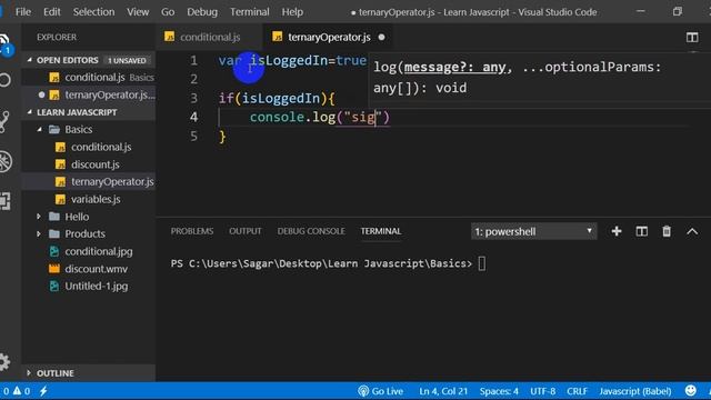 Ternary Operator in Js || Learn Javascript in Nepali смотреть онлайн