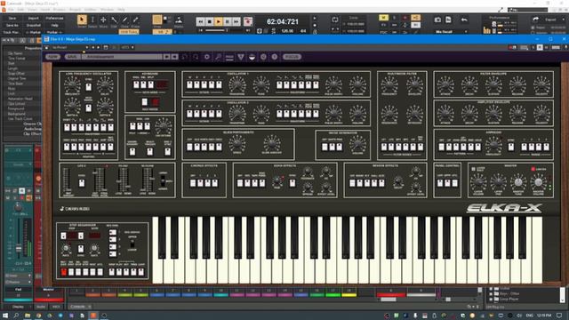 Ninja Ginja - Original Synthwave using Cherry Audio's Elka-X смотреть онлайн